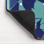 Tapis De Souris Cancer Constellation de crabe Astrologie zodiaque (Coin)