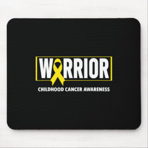 Tapis De Souris Cancer de l'enfance - Guerrier Le cancer de l'enfa
