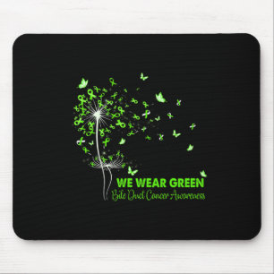 Tapis De Souris Cancer des canaux Awareness La foi L'espoir L'amou