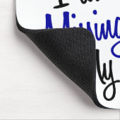 Tapis De Souris Cancer du colon MANQUANT MON PAPA (Coin)