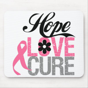 Tapis De Souris Cancer du sein HOPE LOVE CURE Cadeaux