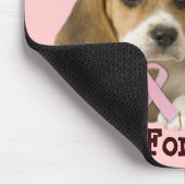 Tapis De Souris Cancer du sein Mousepad de beagle (Coin)