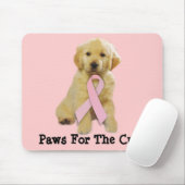Tapis De Souris Cancer du sein Mousepad de golden retriever (Avec souris)