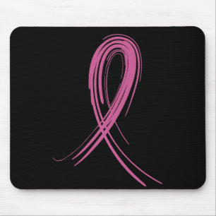 Tapis De Souris Cancer du sein rose du ruban 2