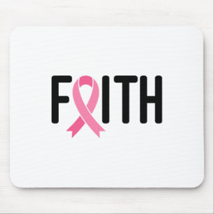 Tapis De Souris Cancer du sein Ruban rose Cancer du sein femmes Wa