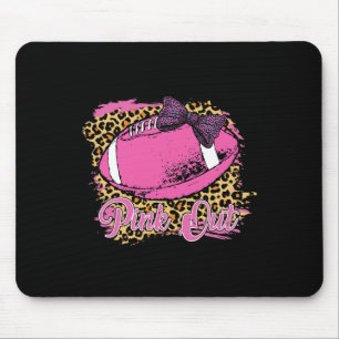 Tapis De Souris Cancer du sein Ruban rose de bas de page rose ruba