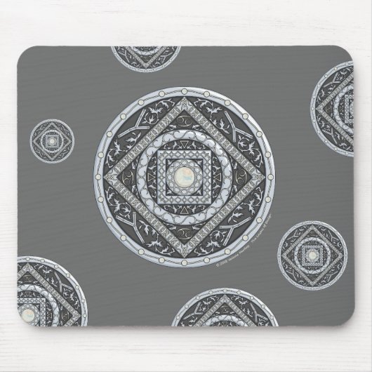 Tapis De Souris Cancer Mandala Mousepad (Devant)