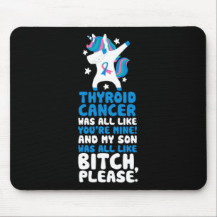 Tapis De Souris Cancer Mon Fils S'Il Vous Plaît Citer Unicorn