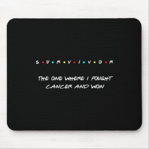 Tapis De Souris Cancer Survivant Peau pulmonaire du sein Colon Thy