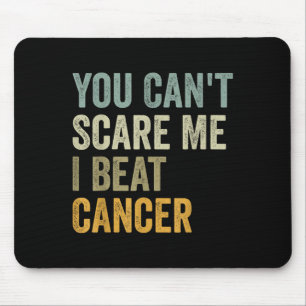 Tapis De Souris Cancer Survivor Funny Retro Vous ne pouvez pas m'E