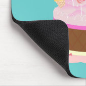 Tapis De Souris Candy and chocolate cake for birthday party (Coin)