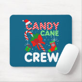 Tapis De Souris Candy Cane Crew Christmas Funny Xmas Matching Fami (Avec souris)