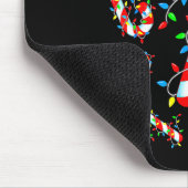 Tapis De Souris Candy Cane Crew Red And White Santa Funny Christma (Coin)