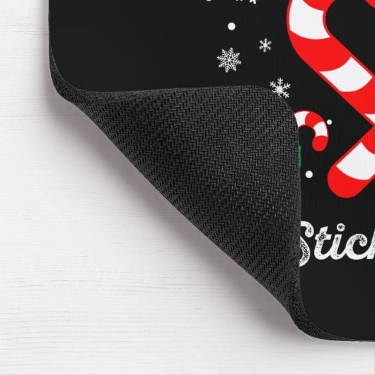 Tapis De Souris Candy Cane Heart Crew We Stick Together Matching P (Coin)