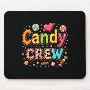 Tapis De Souris Candy Party Crew Lover migre Halloween Trick Ou Ti