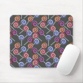 Tapis De Souris Candy pattern | Lollies | lollipop 27 (Avec souris)