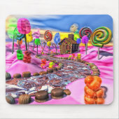 Tapis De Souris Candyland rose (Devant)