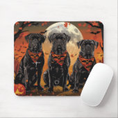 Tapis De Souris Cane Corso Halloween Épouvantable (Avec souris)