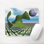 Tapis De Souris Caniche cosmique Mousepad (Avec souris)