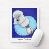 Tapis De Souris Caniche Mousepad d'Anna Poolova (Avec souris)