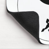 Tapis De Souris Caniche Yin Yang (Coin)
