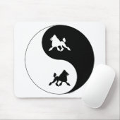 Tapis De Souris Caniche Yin Yang (Avec souris)