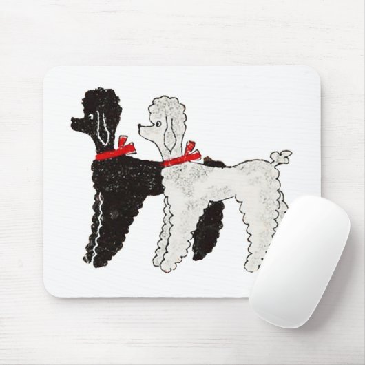 Tapis De Souris Caniches (Avec souris)