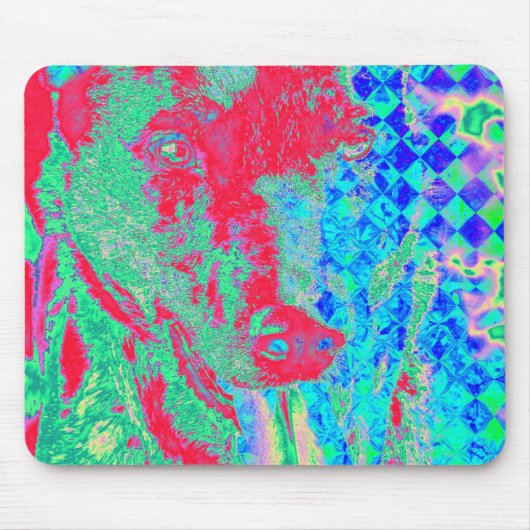 Tapis De Souris Canine colorée (Devant)