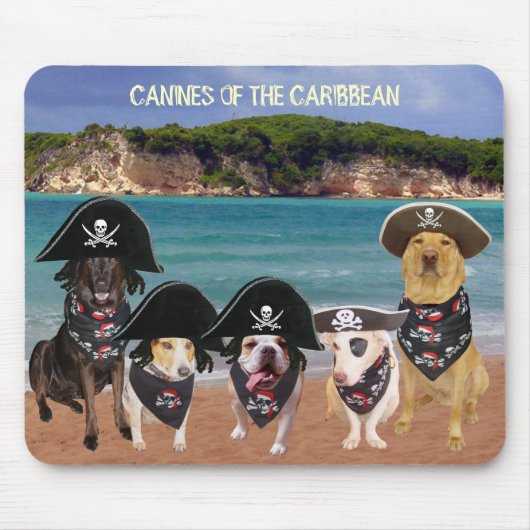 TAPIS DE SOURIS CANINES DES CARAÏBE (Devant)