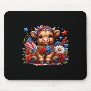 Tapis De Souris Canne à pêche vintage drapeau américain pêche drôl