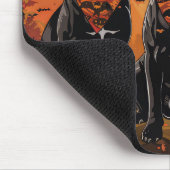 Tapis De Souris Canne Corso Halloween Éffrayant (Coin)