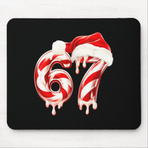 Tapis De Souris Canne en sucre fondue 67 Création de Noël, Chapeau