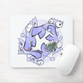 Tapis De Souris Cannibalisme circulaire (Avec souris)