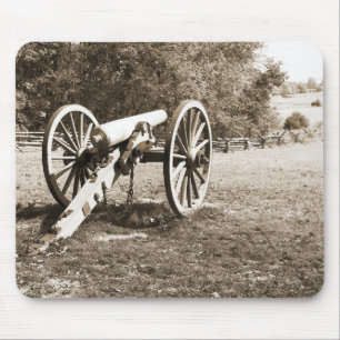 Tapis De Souris canon sur le champ de bataille de Gettysburg