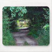 Tapis De Souris Canopée de bois sur un chemin droit (Devant)
