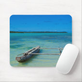 Tapis De Souris Canot Outrigger en mer peu profonde (Avec souris)