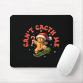 Tapis De Souris Can't Catch Me Groovy Christmas Gingerbread Man Bo (Avec souris)