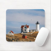 Tapis De Souris Cap léger Neddick Maine de phare de protubérance (Avec souris)