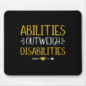 Tapis De Souris Capacités par rapport aux déficiences Sensibilisat (Devant)