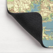 Tapis De Souris Cape Cod vintage Map (1940) (Coin)