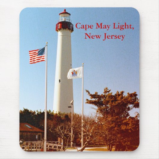 Tapis De Souris Cape May Light, New Jersey Mousepad (Devant)
