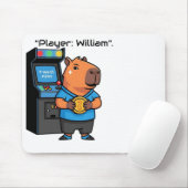 Tapis De Souris Capibara Arcade Gamer Mousepad (Avec souris)