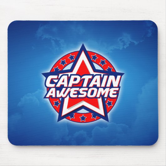 Tapis De Souris Capitaine Awesome (Devant)
