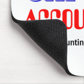 Tapis De Souris Capitaine Comptable Superhero comptable (Coin)