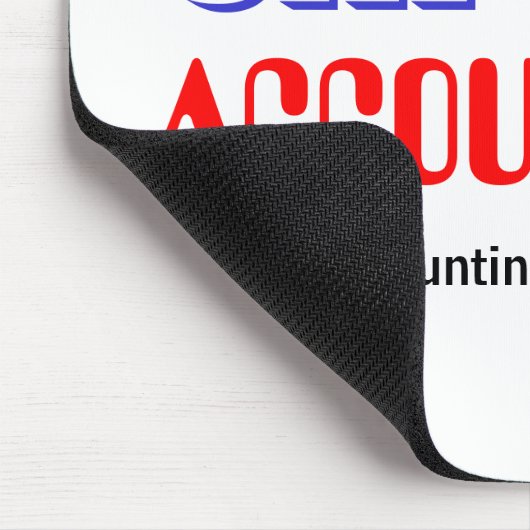 Tapis De Souris Capitaine Comptable Superhero comptable (Coin)