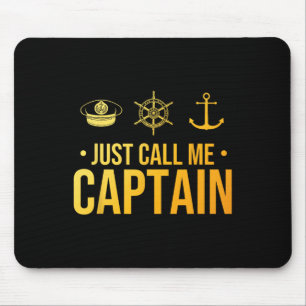 Tapis De Souris Capitaine de bateau cool Art pour hommes femmes vo