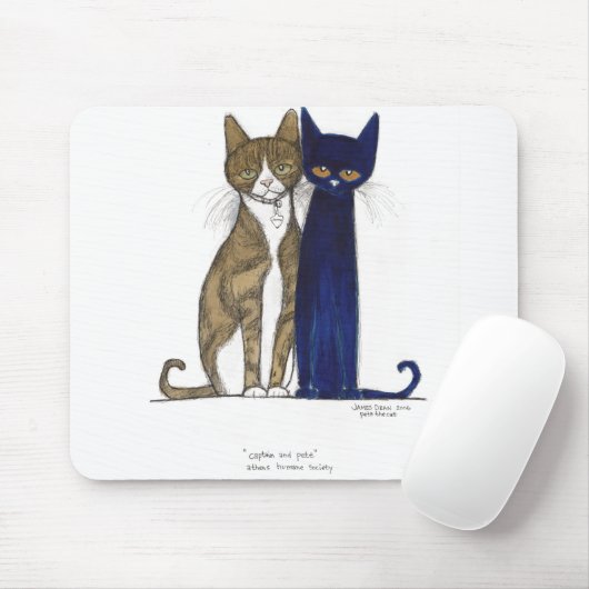 Tapis De Souris Capitaine et Peter Mousepad (Avec souris)