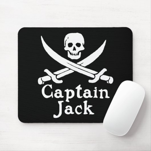 Tapis De Souris Capitaine Jack (Avec souris)