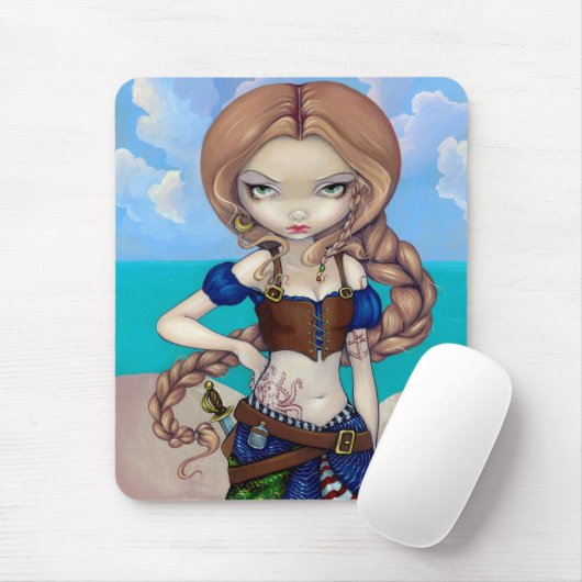 Tapis De Souris "Capitaine Molly Morgan" Mousepad (Avec souris)