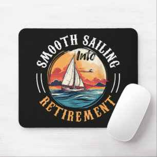 Tapis De Souris Capitaine navigation tranquille en retraite